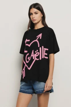 T-Shirt^Gaëlle T shirt paricollo • - Paris Nero