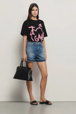 T-Shirt^Gaëlle T shirt paricollo • - Paris Nero