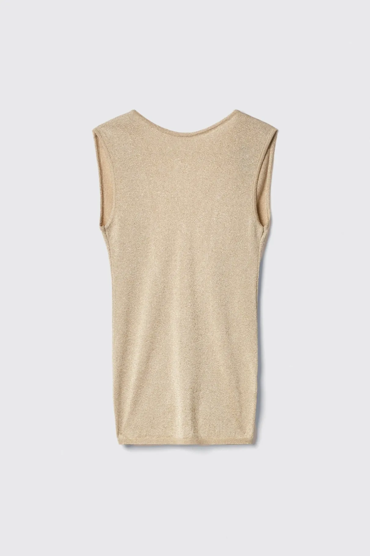 Top|Maglieria^Gaëlle Top con dettaglio sul retro in maglia lurex • - Paris Oro