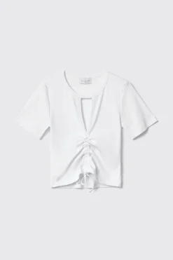 T-Shirt^Gaëlle T-shirt con applicazione logo siliiconato • - Paris Bianco