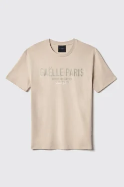 T-Shirt^Gaëlle T-shirt in jersey girocollo con stampa • - Paris Sabbia