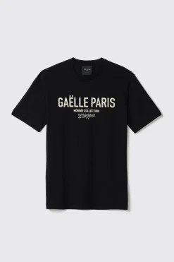 T-Shirt^Gaëlle T-shirt in jersey girocollo con stampa • - Paris Nero