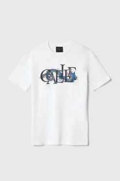 T-Shirt^Gaëlle T-shirt in jersey girocollo con stampa • - Paris Bianco