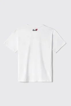 T-Shirt^Gaëlle T-shirt in jersey paricollo con stampa • - Paris Bianco