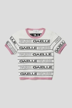 T-Shirt^Gaëlle T-shirt logo • - Paris Madreperla-fucsia