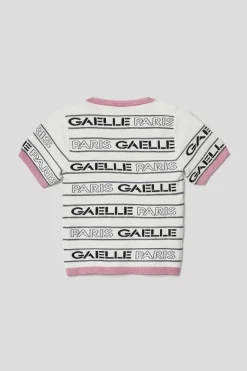 T-Shirt^Gaëlle T-shirt logo • - Paris Madreperla-fucsia