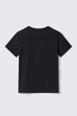 T-Shirt^Gaëlle T-shirt paricollo con appl. brick oro/argento • - Paris Nero