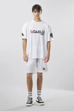 T-Shirt^Gaëlle T-shirt triacetato over con stampa • - Paris Bianco